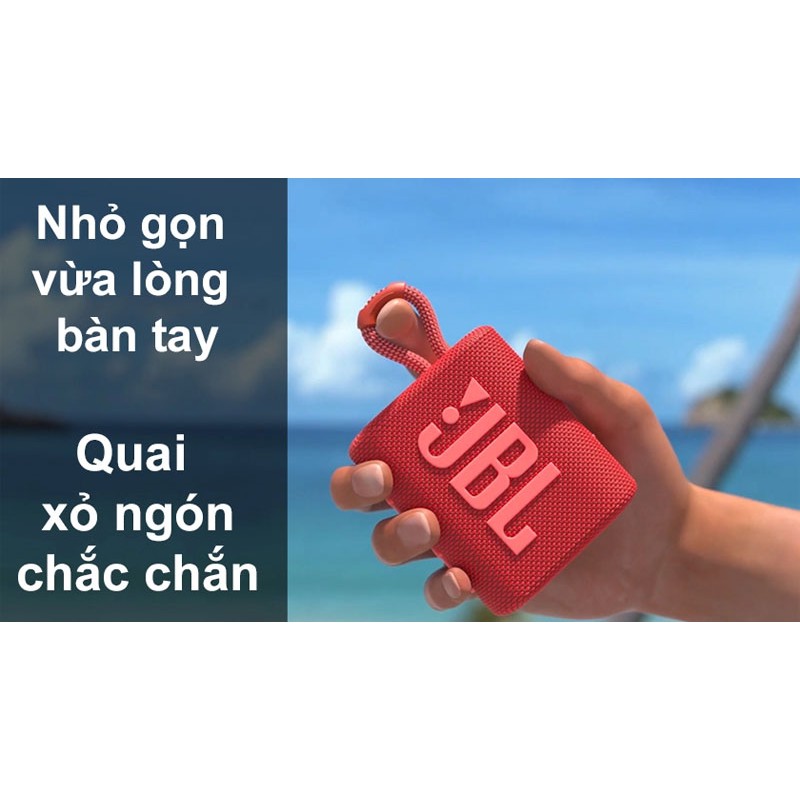 Loa Bluetooth Mini JBL Go3 1:1 - Nhiều Màu - Bảo Hành 6 Tháng