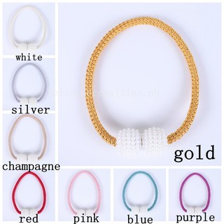 Dây buộc rèm cửa đính ngọc trai nhân tạo kiểu dáng đơn giản mới