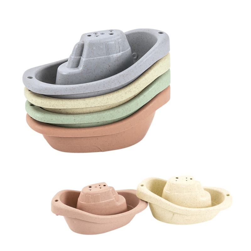 1 Bộ Đồ Chơi Thuyền Nổi Trên Mặt Nước Bằng Nhựa Vui Nhộn Cho Bé Se