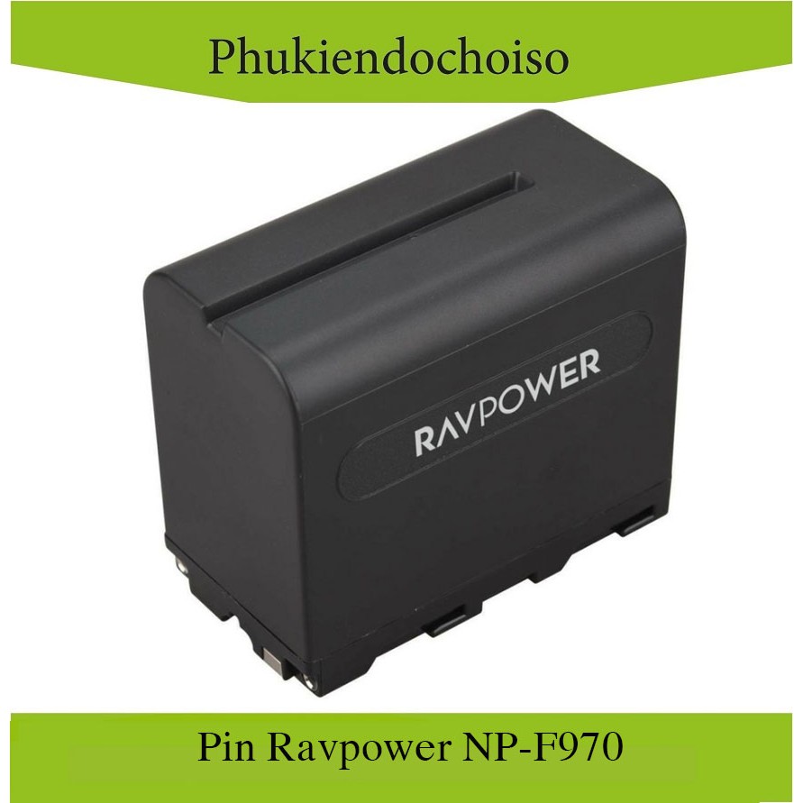 Pin máy ảnh Ravpower cho Sony NP-F970