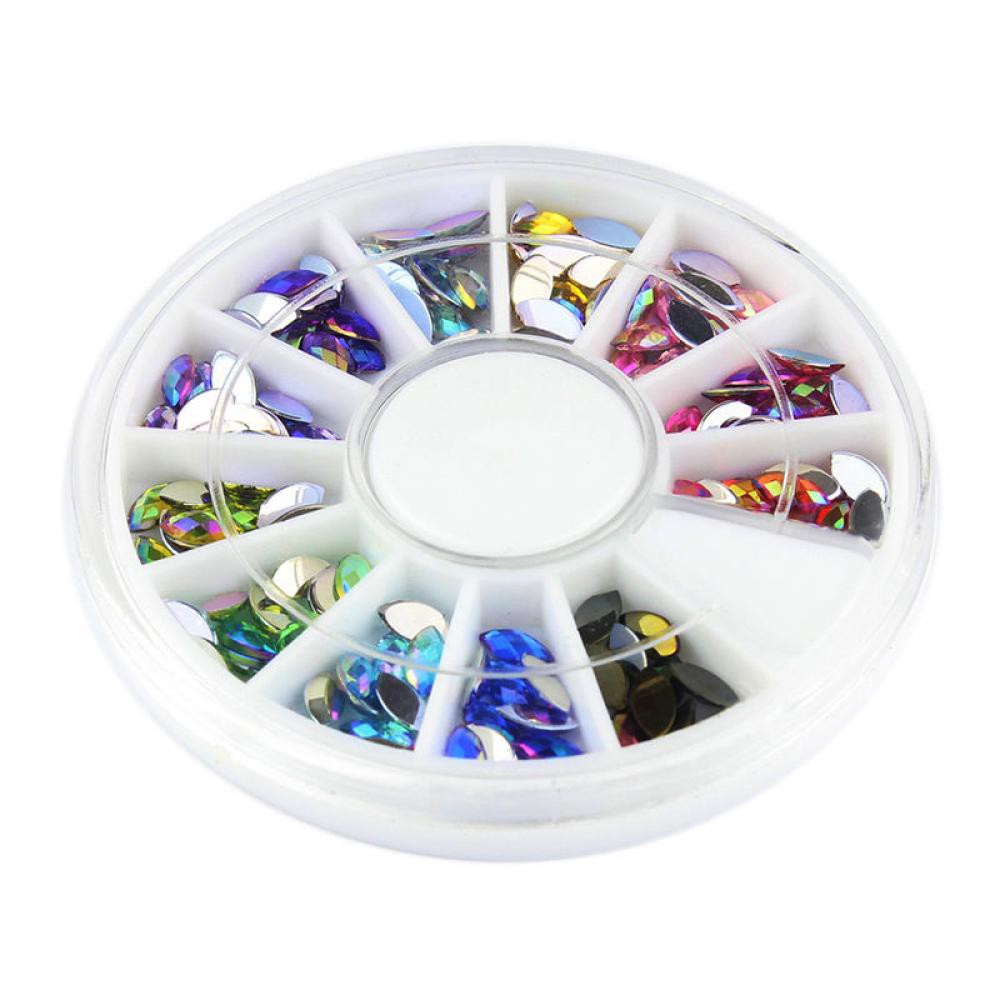 Bộ đá oval đính trang trí làm móng nghệ thuật