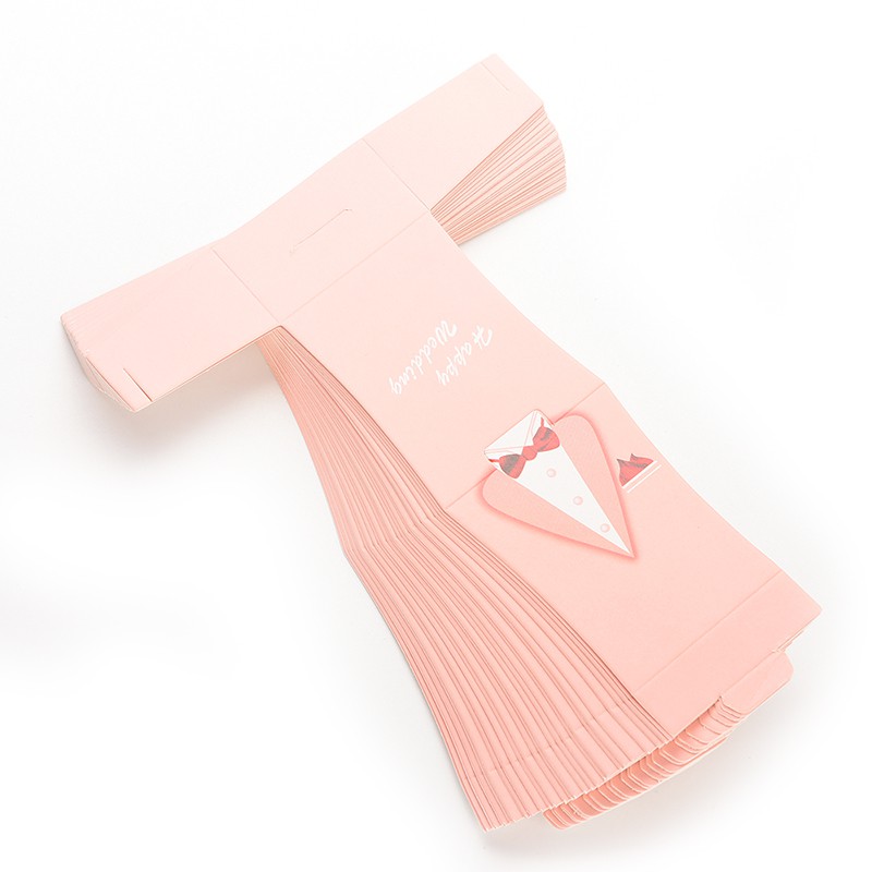 50 / 60 / 100 Hộp Đựng Kẹo Hình Cô Dâu Chú Rể Hoạt Hình Dễ Thương