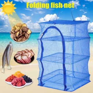 Lồng lưới treo 4 tầng phơi cá 35x65cm tiện lợi