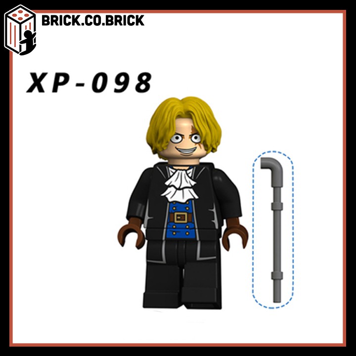 Lego One Piece Non Đồ Chơi Lắp Ráp Minifigure Mô Hình Anime Đảo Hải Tặc Luffy Ace Nico Robin Zoro Brook Sapo KT1013