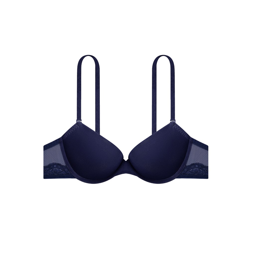 Áo ngực nữ Marguerite  Paris 22049 mút dày, có gọng, nâng ngực tạo khe màu xanh đen