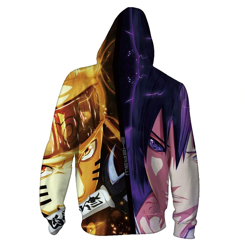 Áo Khoác Hoodie In Hình Hoạt Hình Naruto 3d | BigBuy360 - bigbuy360.vn