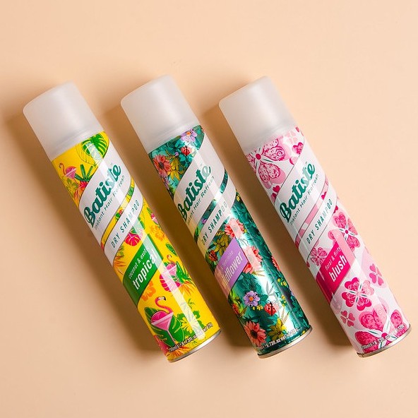 Dầu gội khô Batiste Dry Shampoo làm sạch tóc 200ml