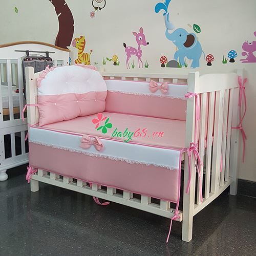 Set quây và ga lụa Hàn Quốc nhiều size nhiều màu