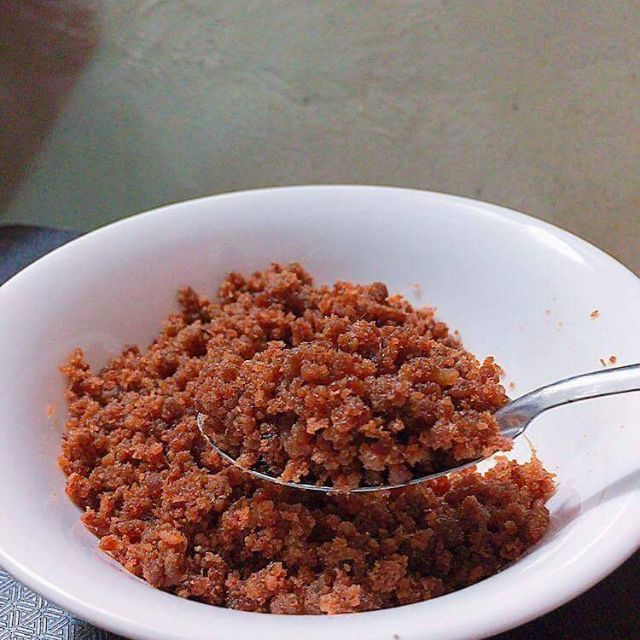 Mắm tép chưng thịt Dưa coi