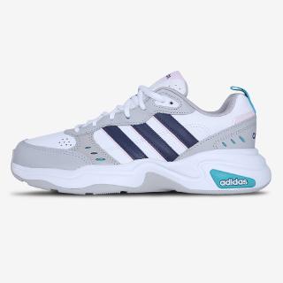 Giày nữ Adidas 2019 mùa thu mới thấp để giúp giày cũ retro thể thao giày chạy bộ bình thường EG2689