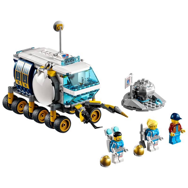 Đồ Chơi LEGO CITY Xe Thám Hiểm NASA Mặt Trăng 60348