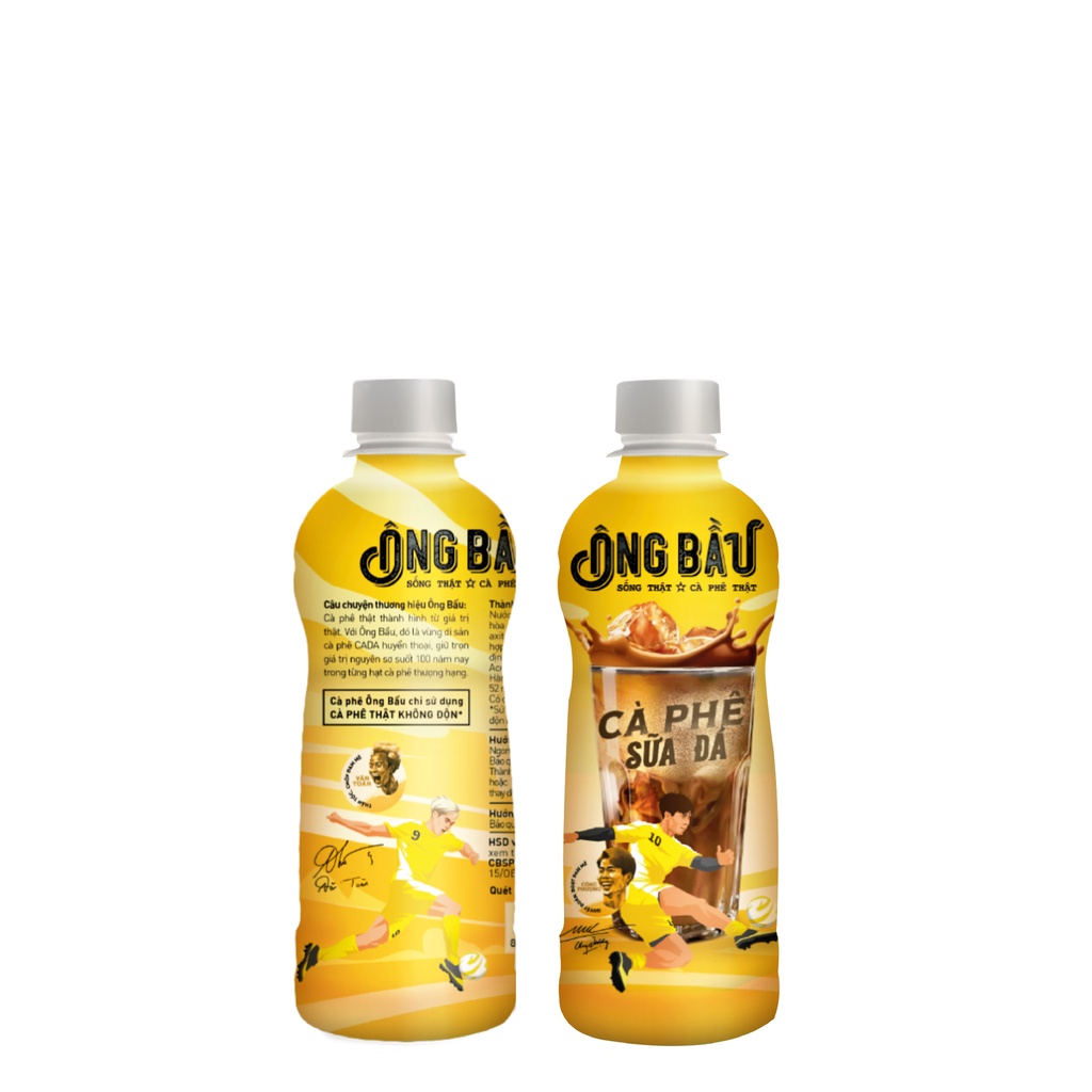 Chai cà phê sữa đá uống liền Ông Bầu OB180AK Chai 180ml – Thương hiệu NUTIFOOD – AZKIDS MALL | BigBuy360 - bigbuy360.vn