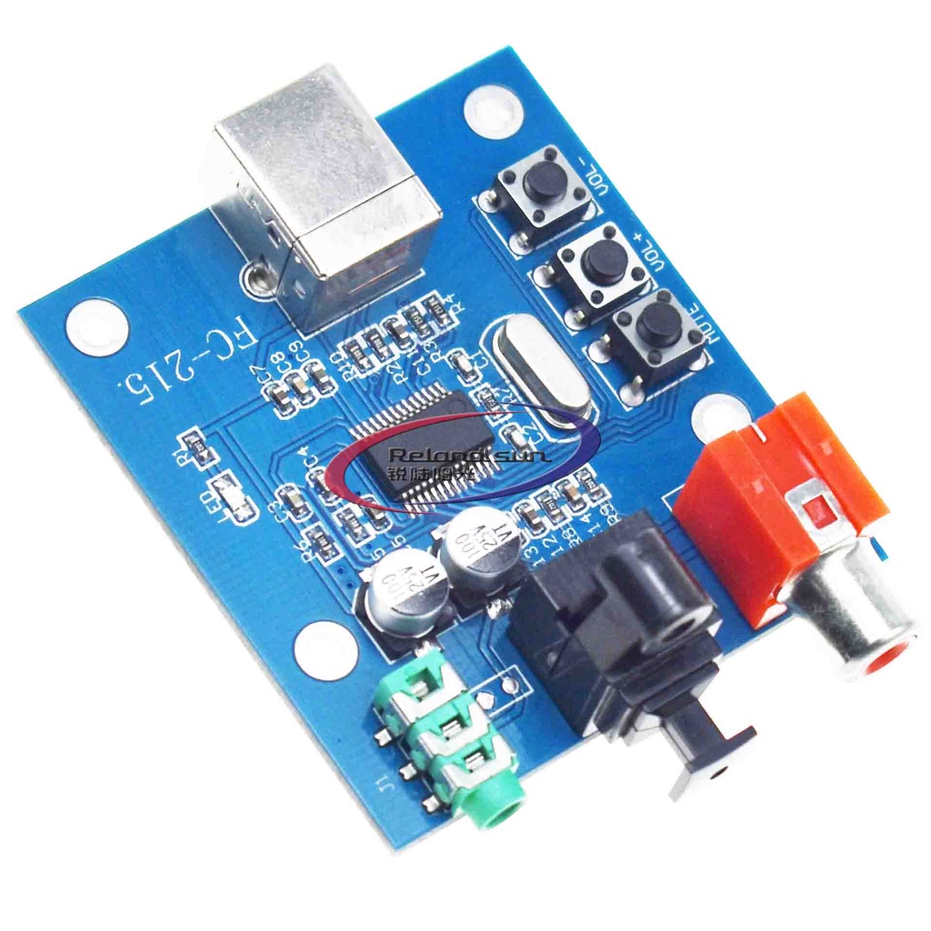 Bảng mạch giải mã âm thanh hifi cao cấp pcm274Dac sang S/Pdif 3.5mm 5v