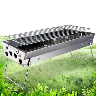 Combo Bếp nướng than hoa INOX: Gấp gọn,  đẹp, sang trọng..........