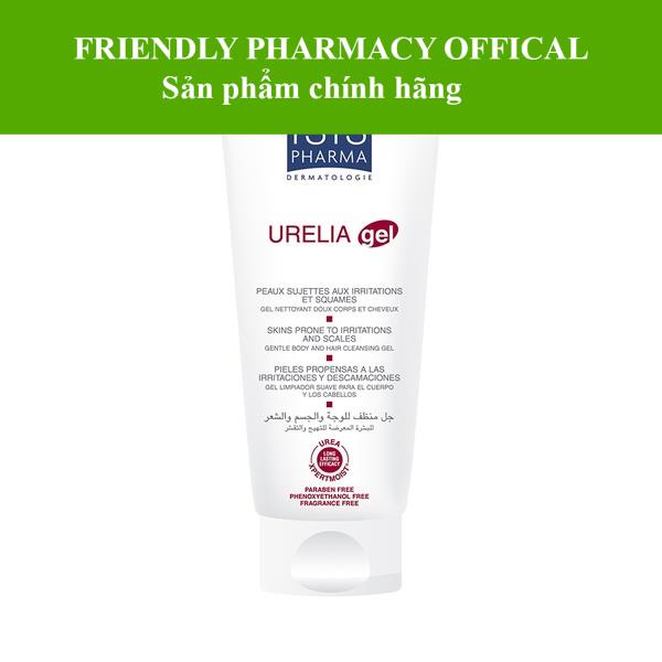 Gel tắm URELIA GEL –  dùng trên da bị kích ứng, hỗ trợ giảm vảy nến, làm sạch và kh áng khuẩn da (200ml)