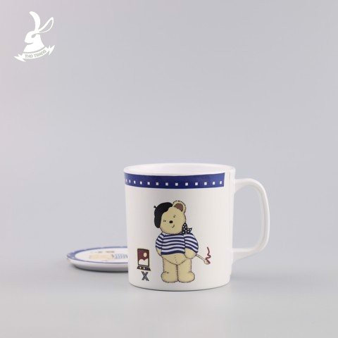 Bộ chén dĩa ăn dặm trẻ em hoa văn Artist Bear cao cấp thương hiệu Superware