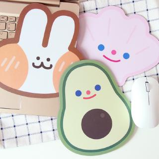 Miếng Lót Chuột Cỡ Nhỏ In Họa Tiết Mặt Cười Dễ Thương Phong Cách Hàn Quốc Tiện Dụng Cho Học Sinh/ Văn Phòng