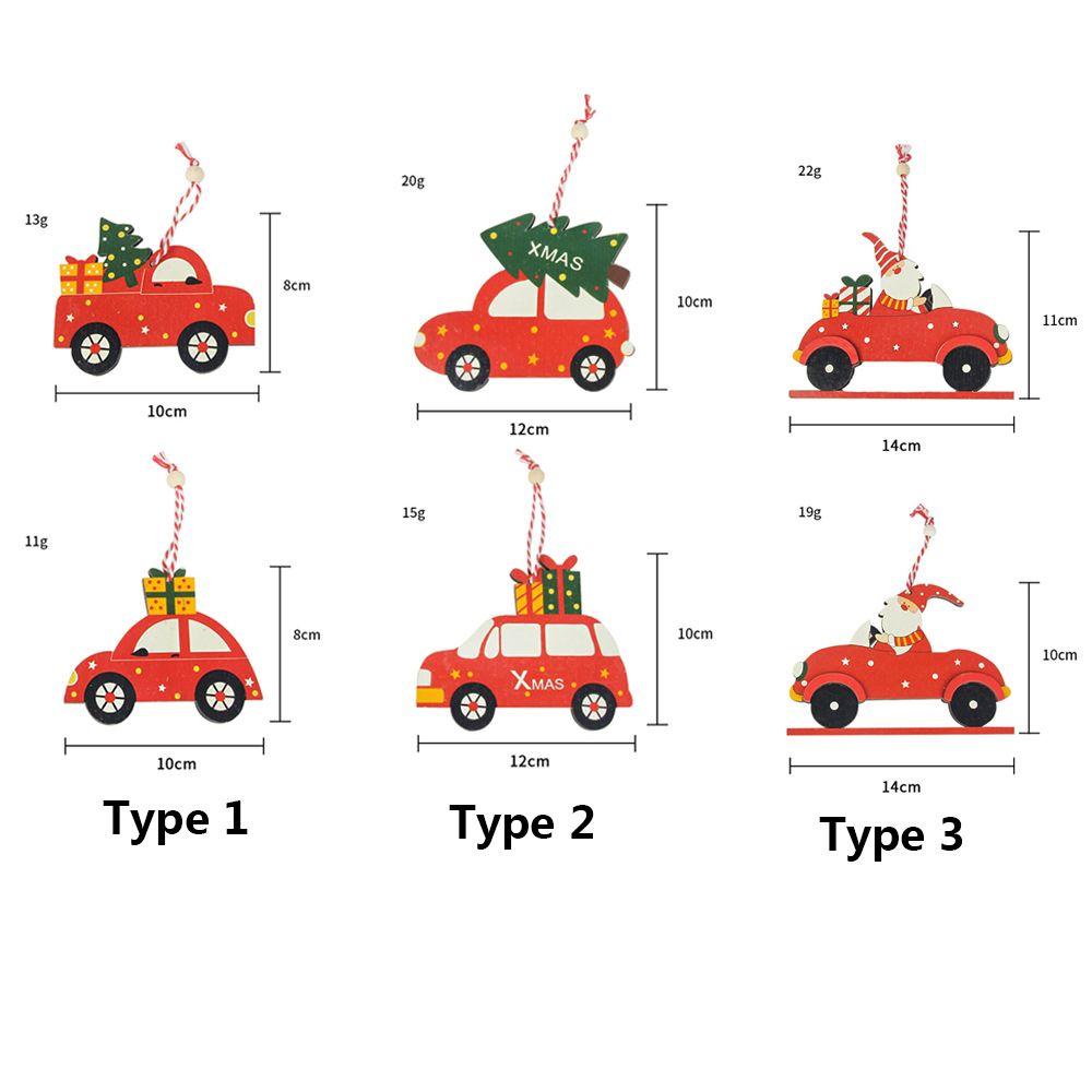 FOREVER Phụ Kiện Trang Trí Giáng Sinh / Năm Mới Bằng Gỗ Xinh Xắn