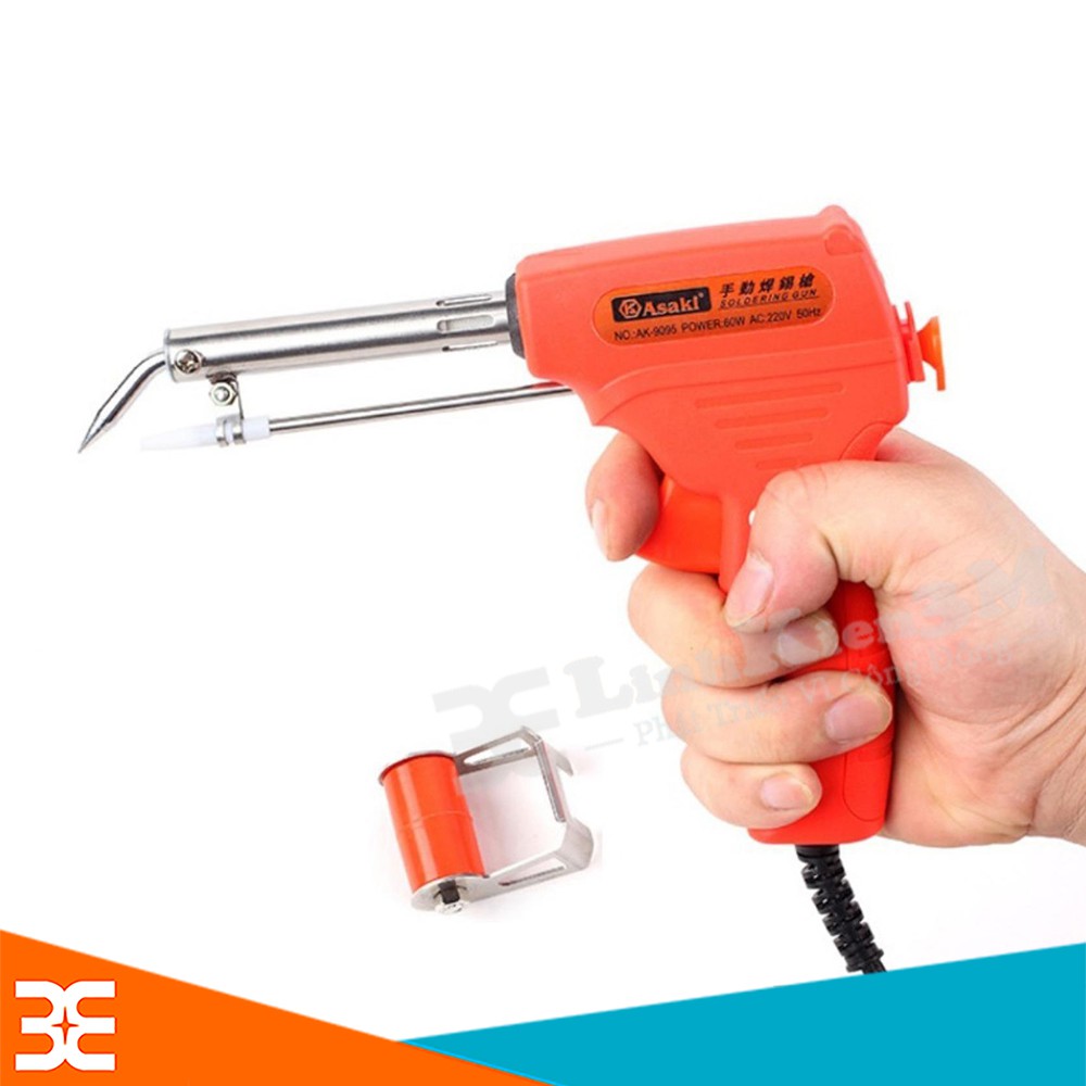 Máy hàn thiếc, mỏ hàn chì tự động đẩy thiếc Asaki AK-9095 220VAC 60W