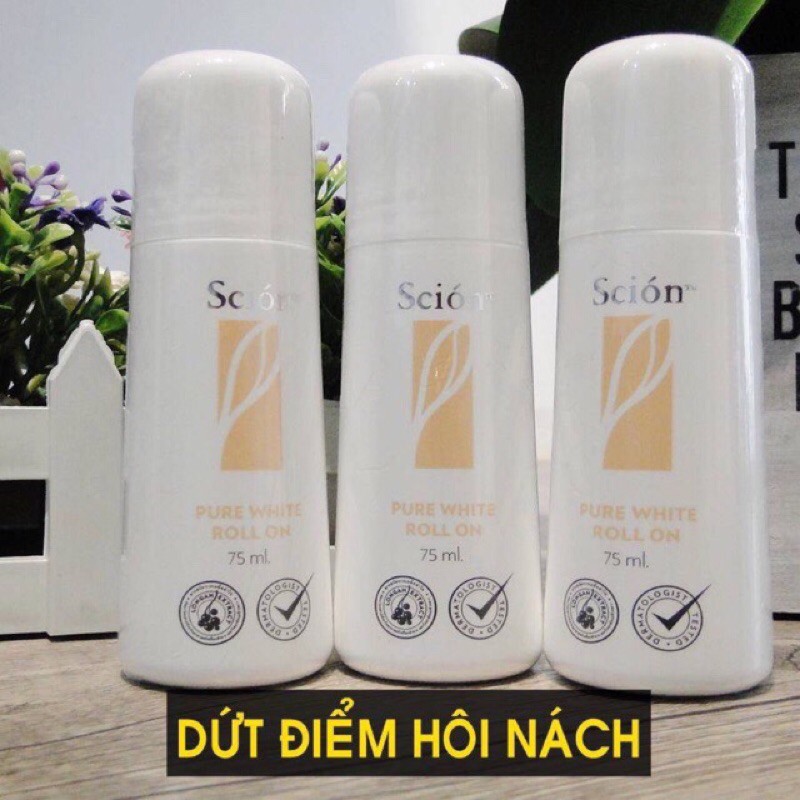 Lăn khử mùi cơ thể Scion Pure White Roll On 75ml