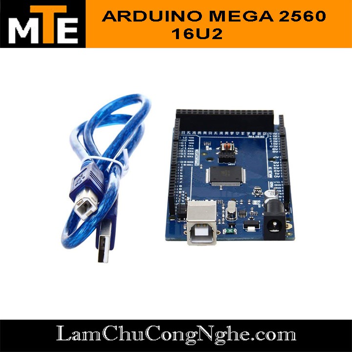 Mạch arduino mega 2560 R3 armega16U2 (board phát triển) Kèm cáp