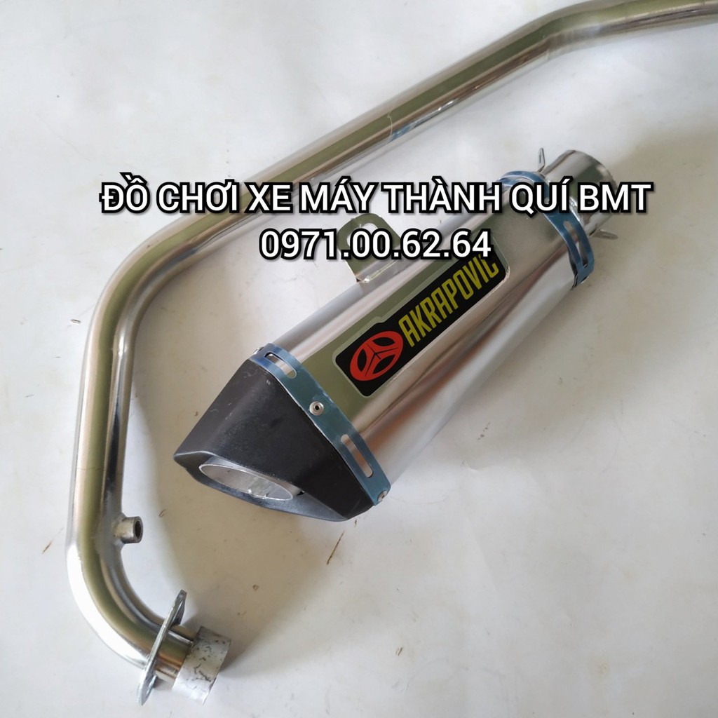 Bộ pô Akrapovic độ Winner