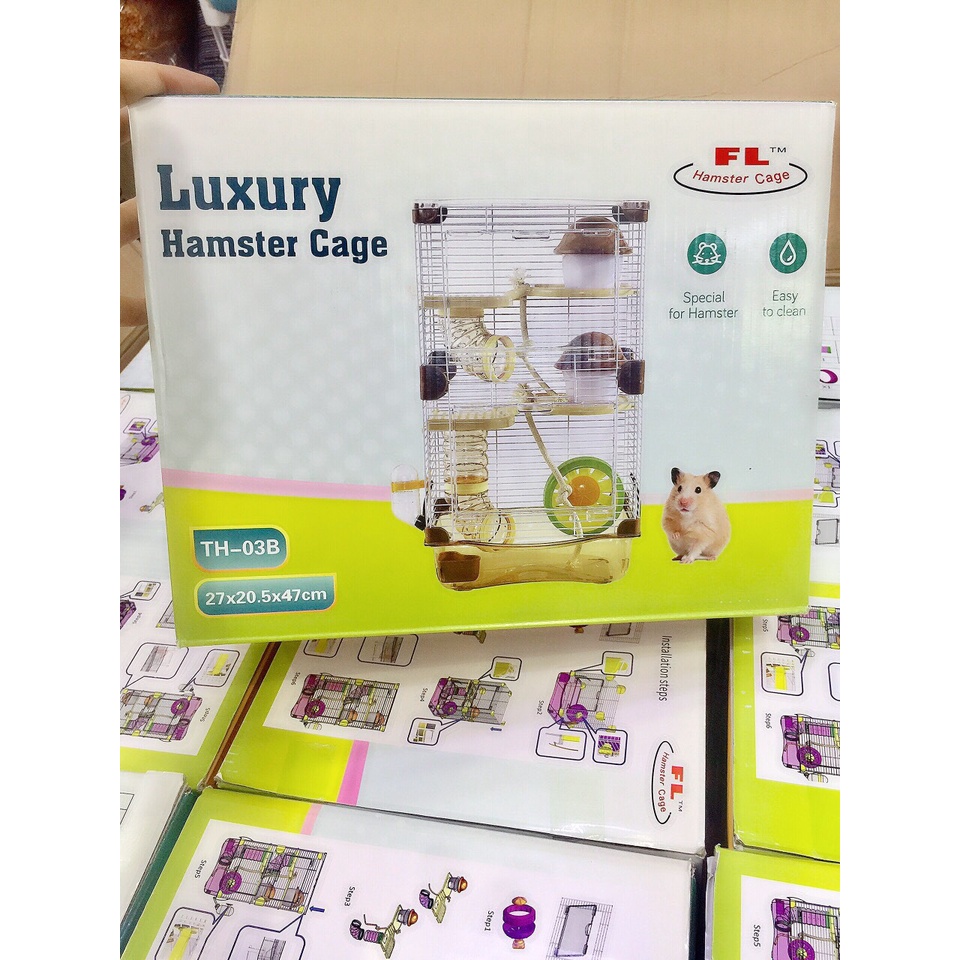 Lồng nấm phối mika 2 tầng cho hamster