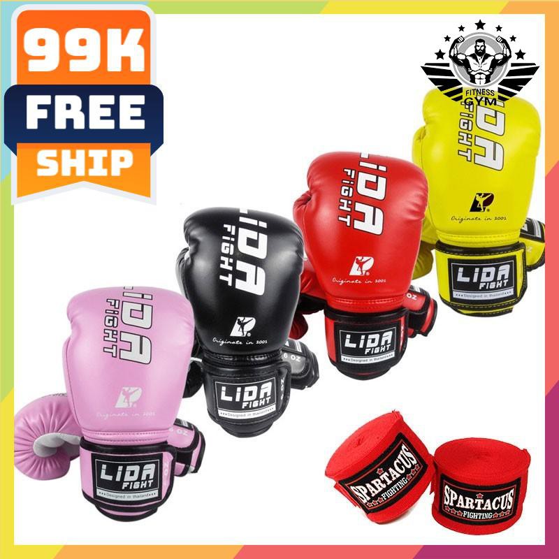 FREESHIP🎁 Bao tay đấm bốc LIDA Fighht ⚡giá rẻ⚡ Găng tay boxing | hn & tphcm