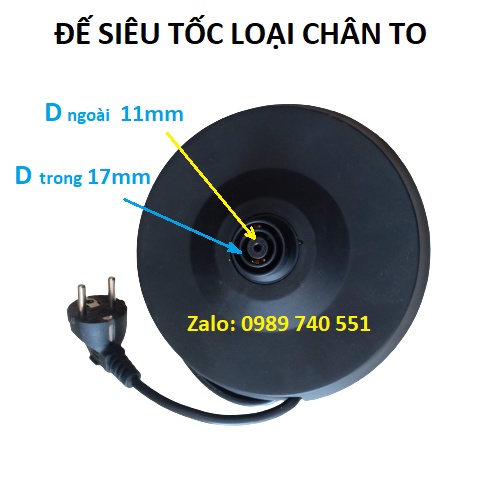 Bộ đế ấm siêu tốc kèm dây nguồn