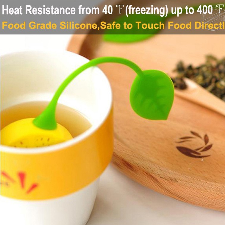 Dụng cụ lọc trà Walfos chất liệu silicon hình quả chanh độc đáo