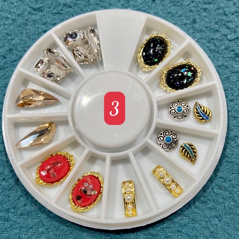 Sét cham đá mix sẵn dùng trang trí móng tay nail