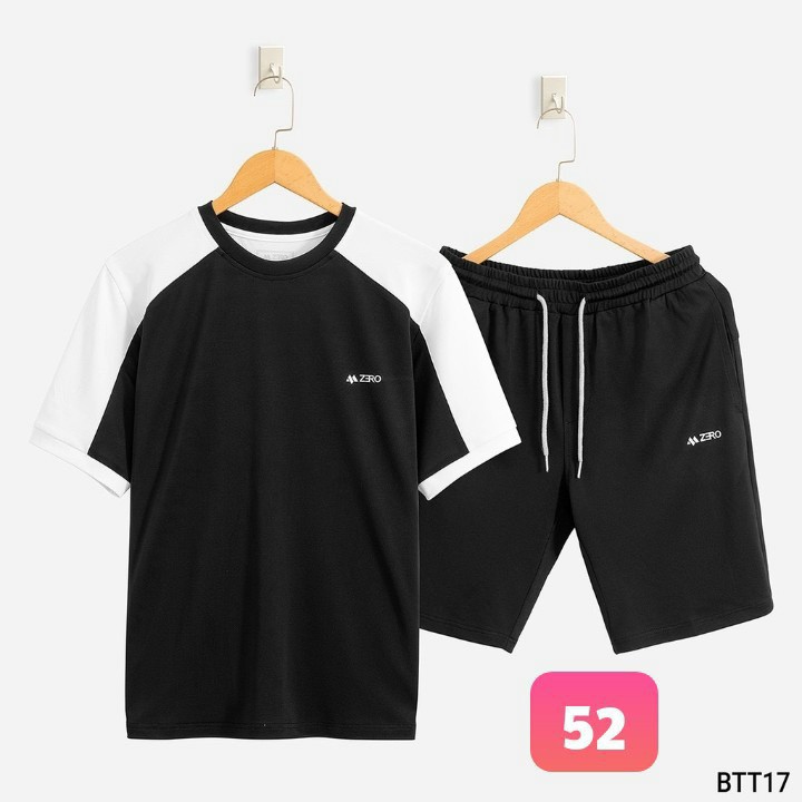 Đồ Bộ Thể Thao, Bộ Mặc Nhà Nam Mùa Hè Phong Cách Cao Cấp Zero