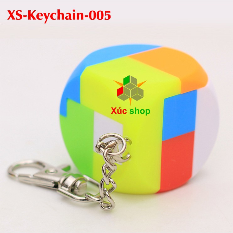 Móc khóa rubik xếp hình - Khóa khổng minh - Tháo lắp mảnh ghép