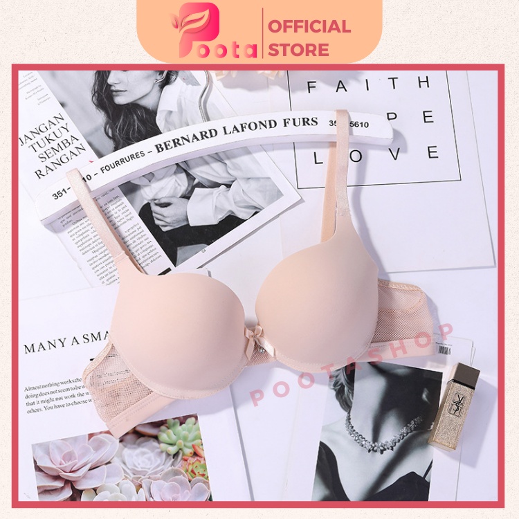 Áo Lót Nâng Ngực Áo Ngực Có Gọng đai lưới thoáng mát gợi cảm - Poota Shop