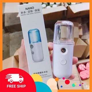 [FREE SHIP] Máy xông mặt phun sương nano cầm tay mini
