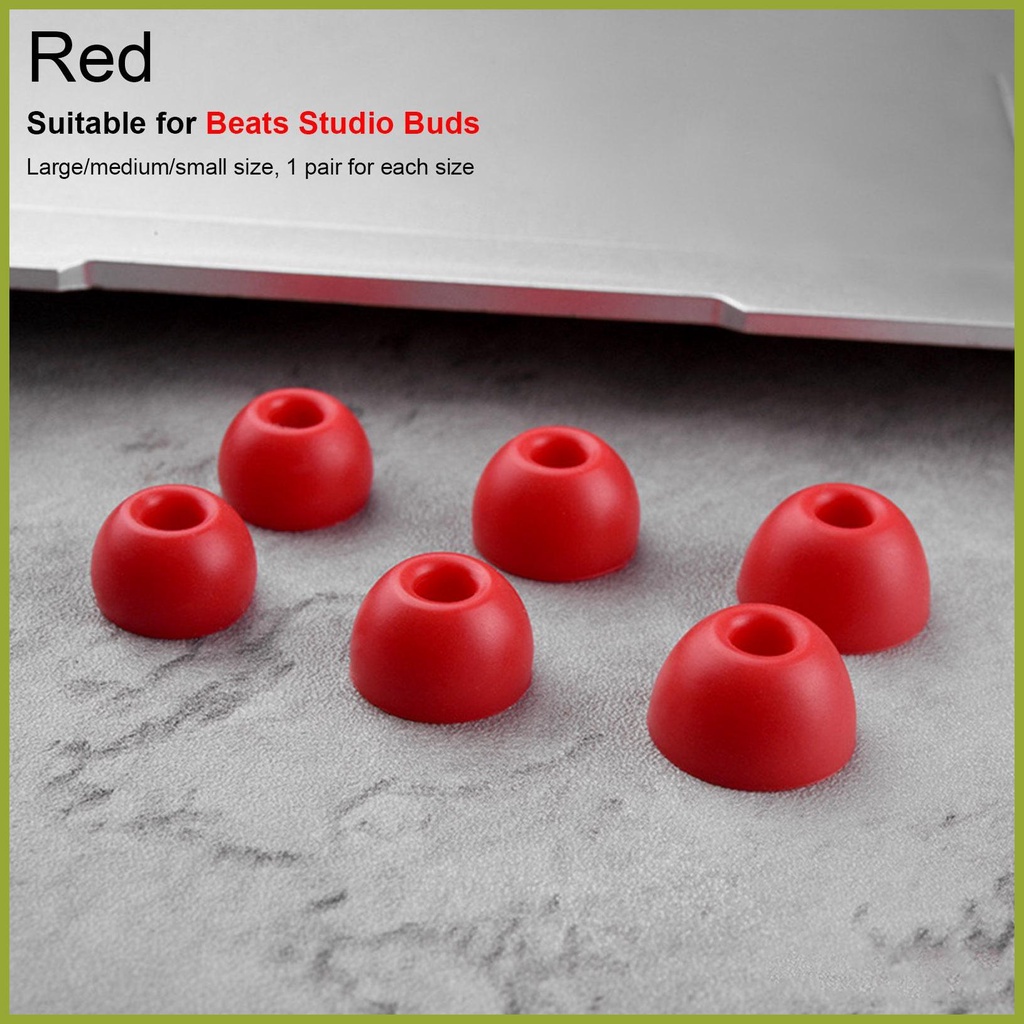 Nút Bọc Tai Nghe Thay Thế Bằng Silicone Thoải Mái Cho Beat-s Studio Buds