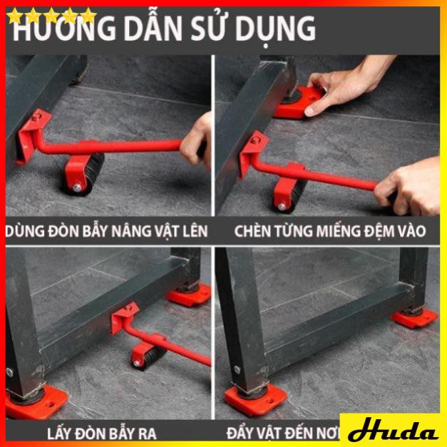 Dụng Cụ Di Chuyển Đồ Nặng Thông Minh - Chịu Lực 150Kg Siêu Bền  -  đồ làm mộc