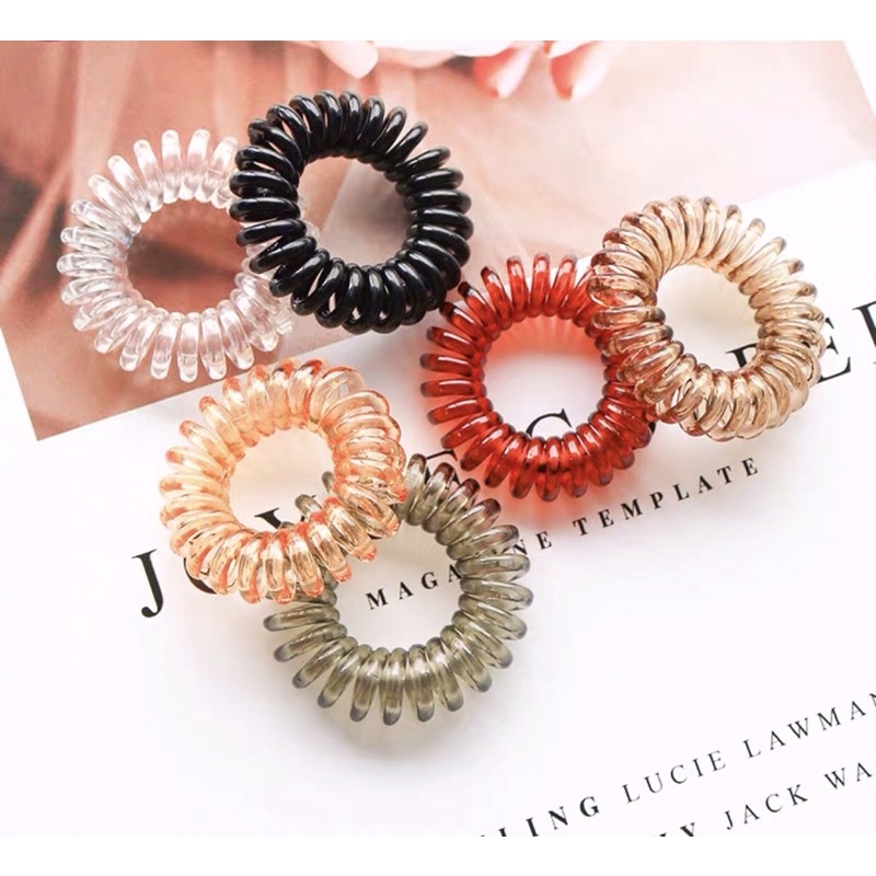 Combo 3 buộc tóc lò xo siêu bền phong cách Hàn