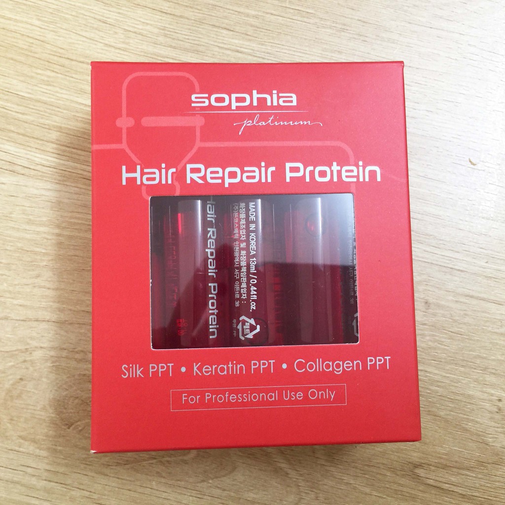 HAIR SOPHIA PROTEIN REPAIR PHỤC HỒI TÓC HƯ NÁT 13ML X 10 ỐNG