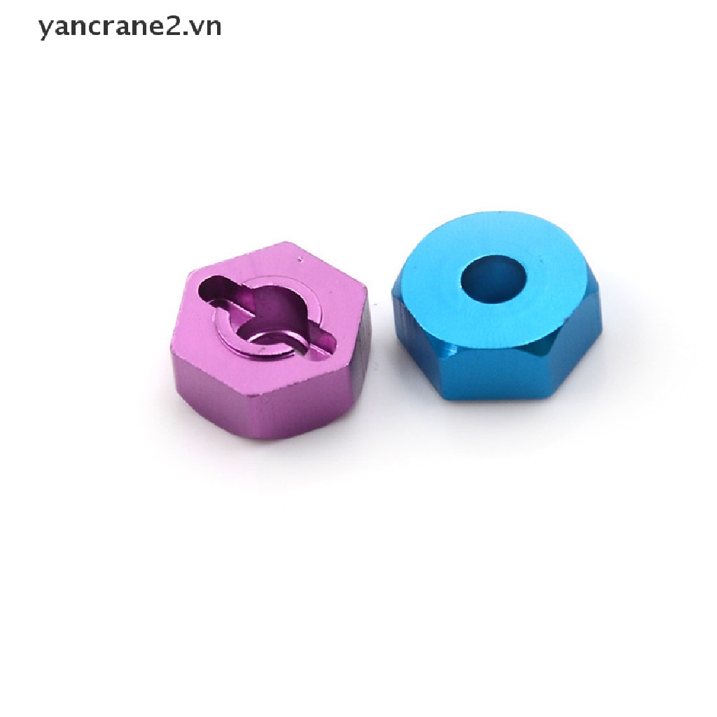 Set 4 Đai Ốc Lục Giác 12MM Bằng Nhôm Nâng Cấp Cho Xe Điều Khiển HSP 1 / 10