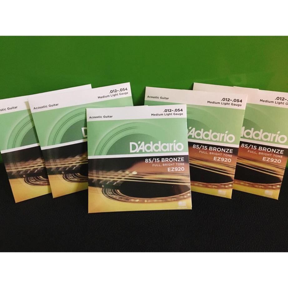 Dây đàn guitar acoustic D'addario EZ920 dây guitar sắt chất lượng Viet Passion