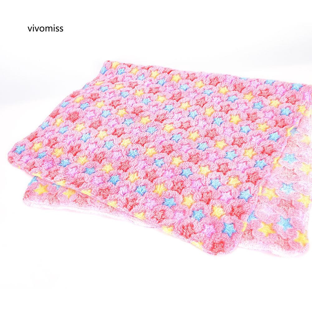 Chăn thú cưng 50x80cm họa tiết ngôi sao xinh xắn
