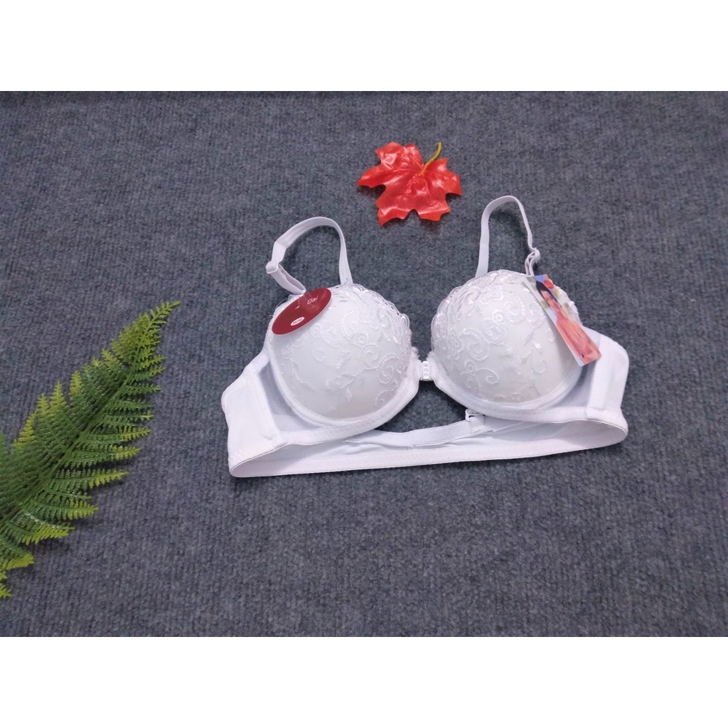 (Hàng loại 1) Áo Ngực, áo lót nữ cài trước mút mỏng thông hơi thoáng mát có gọng, thêu hoa xinh xắn. | BigBuy360 - bigbuy360.vn