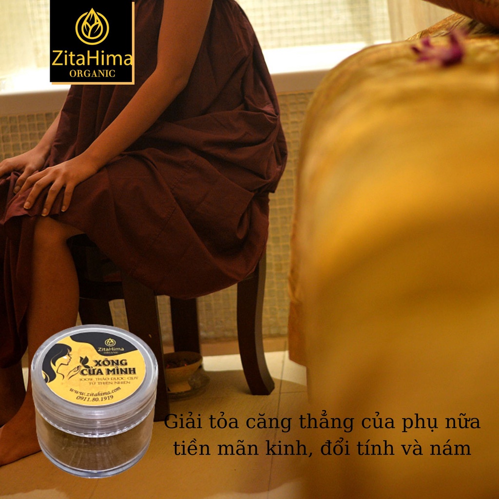 Thảo dược xông cửa mình Cho Phụ Nữ Sau Sanh và Tuổi Dậy Thì ZItaHima