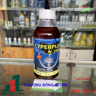 Thuốc diệt muỗi Cyper Plus 250EC chai 1 lít
