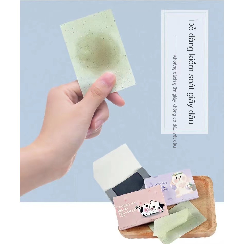 Hộp 100 Giấy Thấm Dầu Có Khả Năng Khử Mùi Tốt Cho Da Tiện Dụng | BigBuy360 - bigbuy360.vn