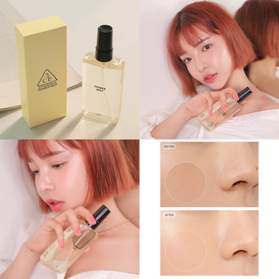 Xịt khoáng cấp ẩm / khoá lớp make up 3CE Primer Mist | BigBuy360 - bigbuy360.vn