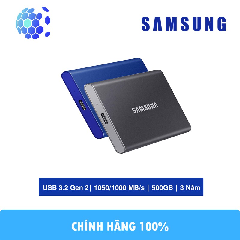 Ổ cứng di động SSD Samsung T7 Portable 500GB Chính Hãng