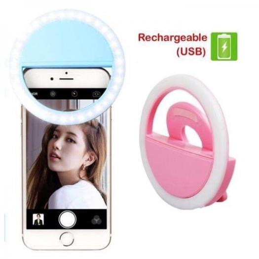 Đèn Led Gắn Điện Thoại Chụp Ảnh Selfie, Đèn Kẹp Điện Thoại Hỗ Trợ Livestream MMPK48