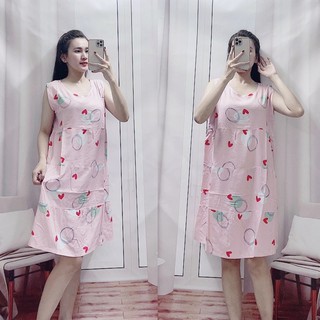 🥳🎉đầm tole lanh sát nách mẫu mới chào hè đủ hoạ tiết caro-chấm bi-hoạt hình siêu cute 🥳🎉